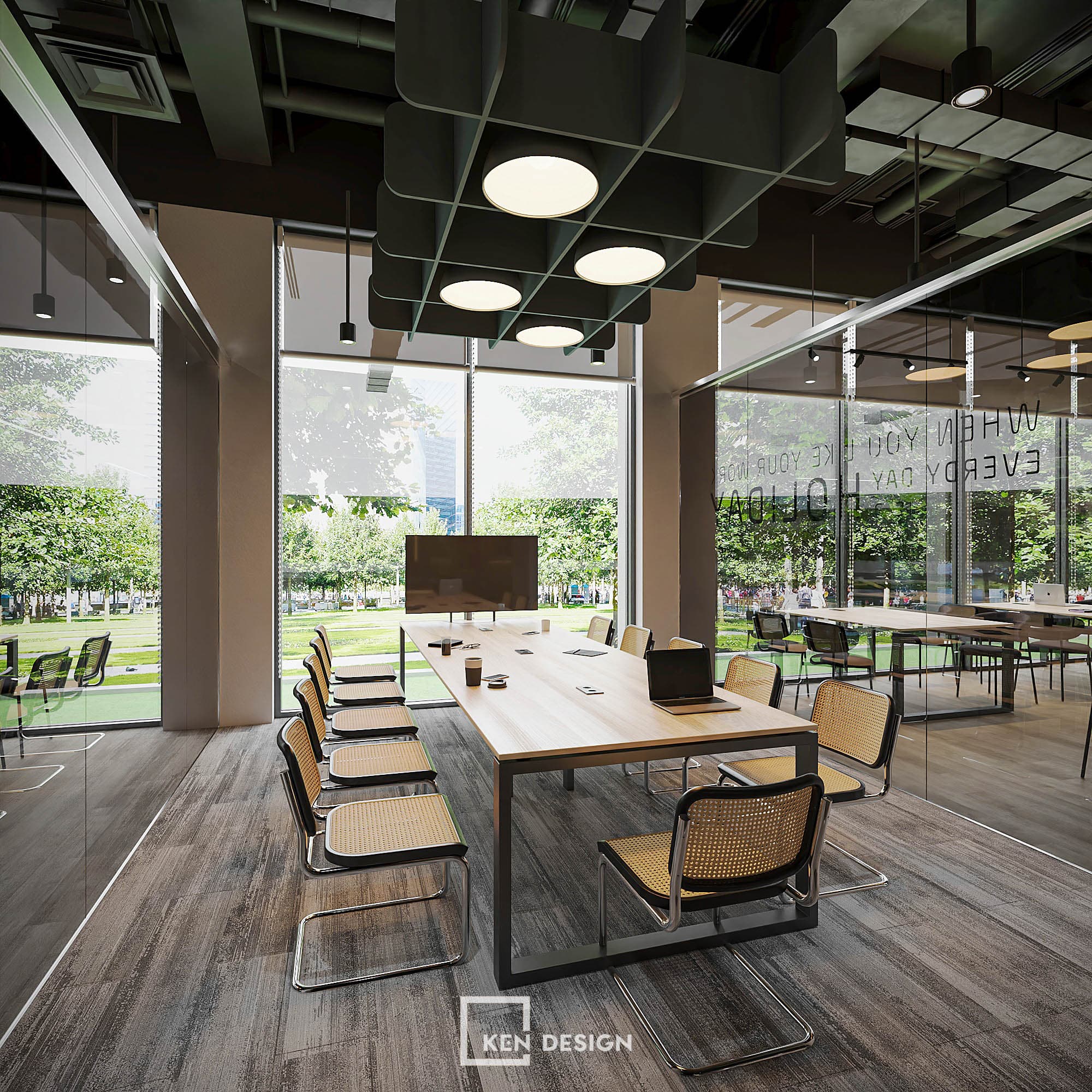 Thiết kế quán cafe coworking